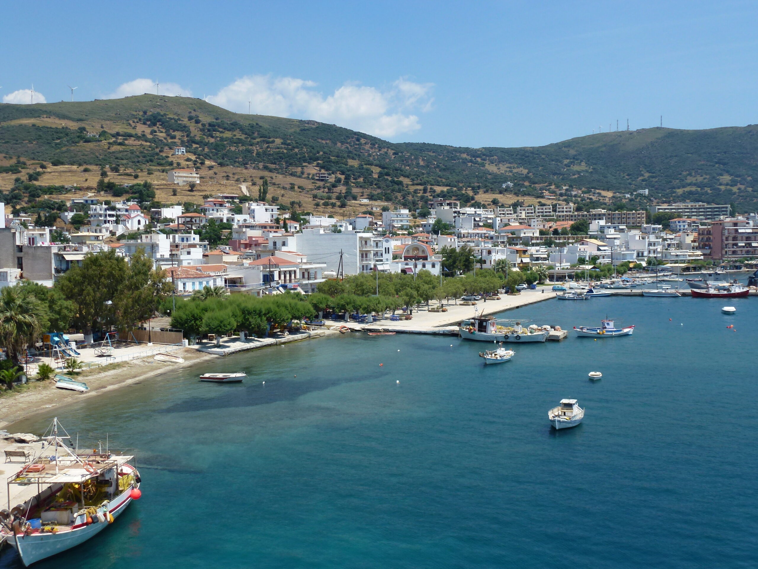 fiskeby på Evia
