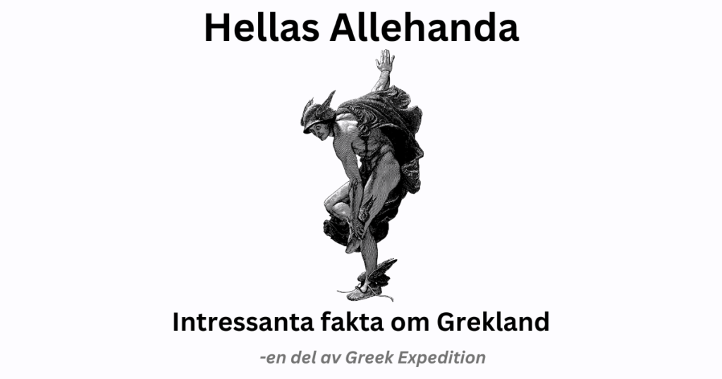 Hellas Allehanda artikelserie med fakta om Grekland. Guden Hermes gör sig redo