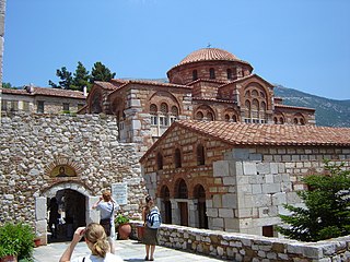 Klostret Agios Loukas, utanför Aten