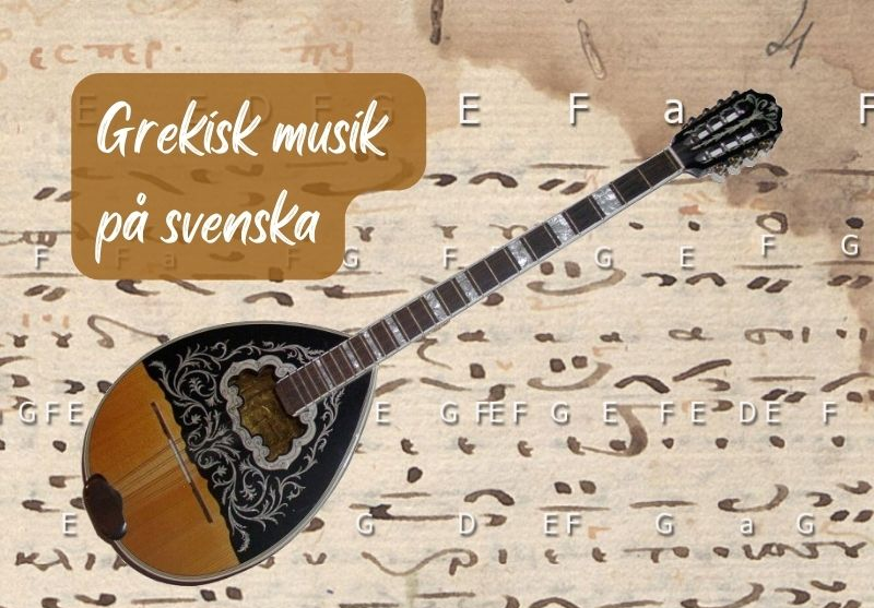 affisch: grekisk musik på svenska