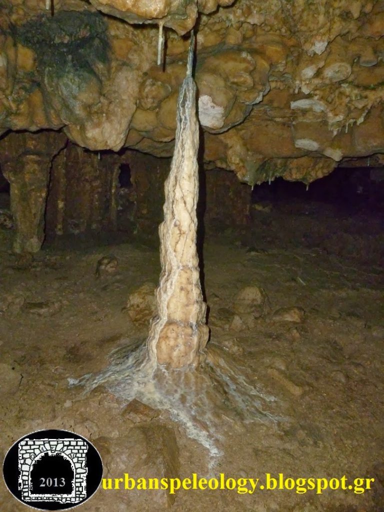 Bild från grottan av  Hellenic Urban Exploration & Speleology