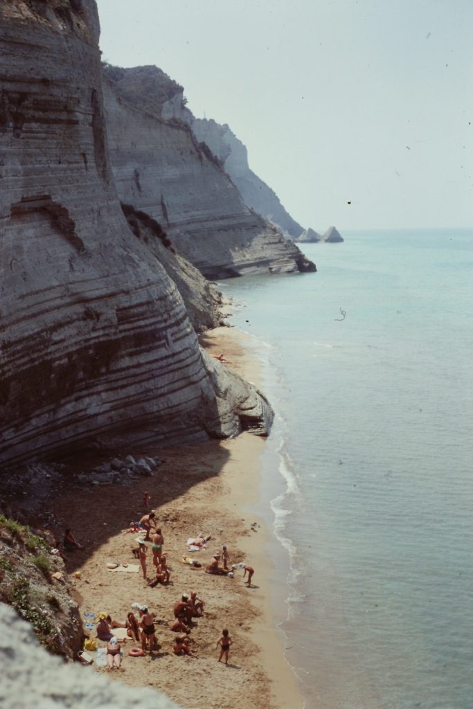 Corfu, Laggás-beach 1976