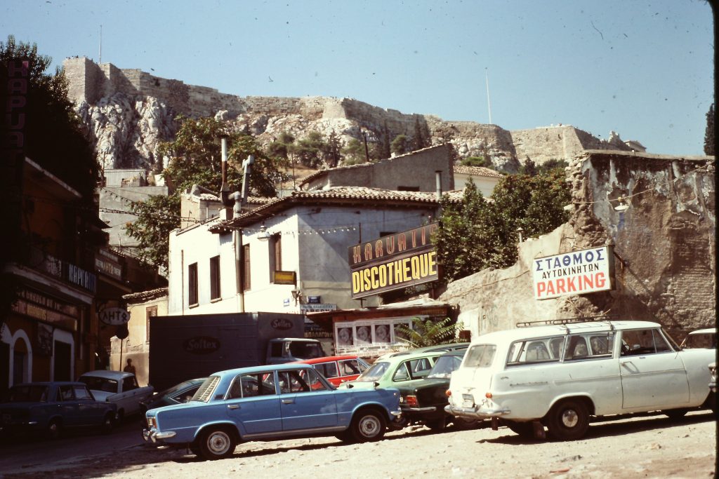Plaka i Aten, på 70-talet
