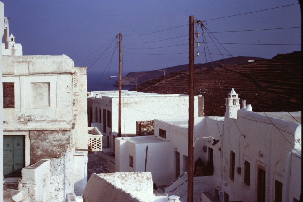 whitewashed houses village