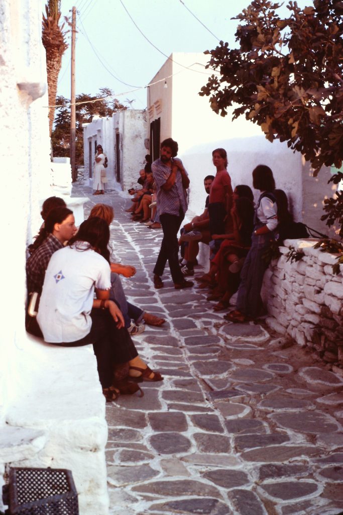 the whitewashed alleys of the village 1979