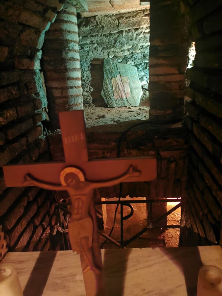 The catacombs under the Russian Church