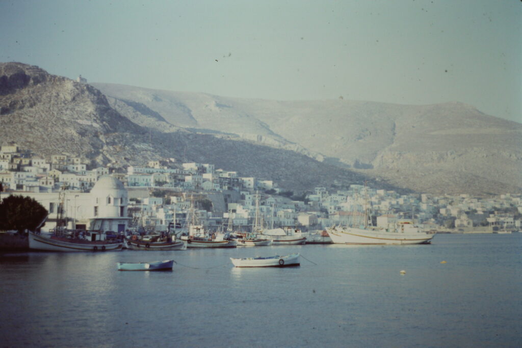 1984, Kalymnos, hamnen Pothia