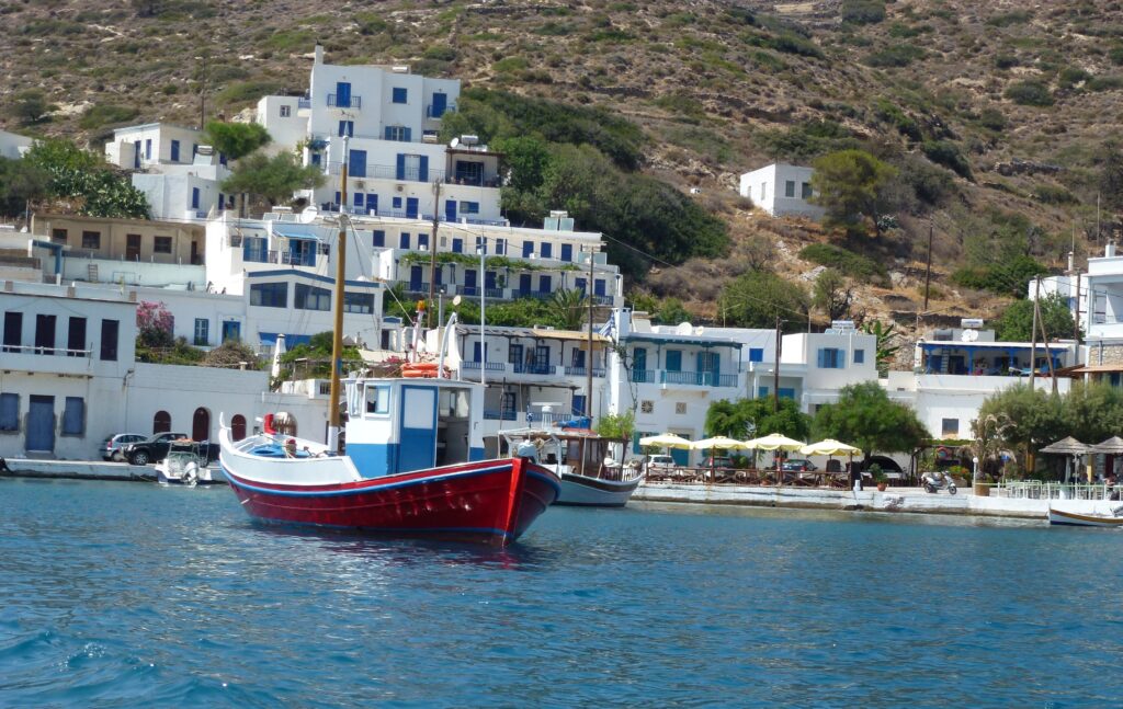 Katapola harbor