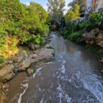 The stream Podoniftis in the heart of Atens