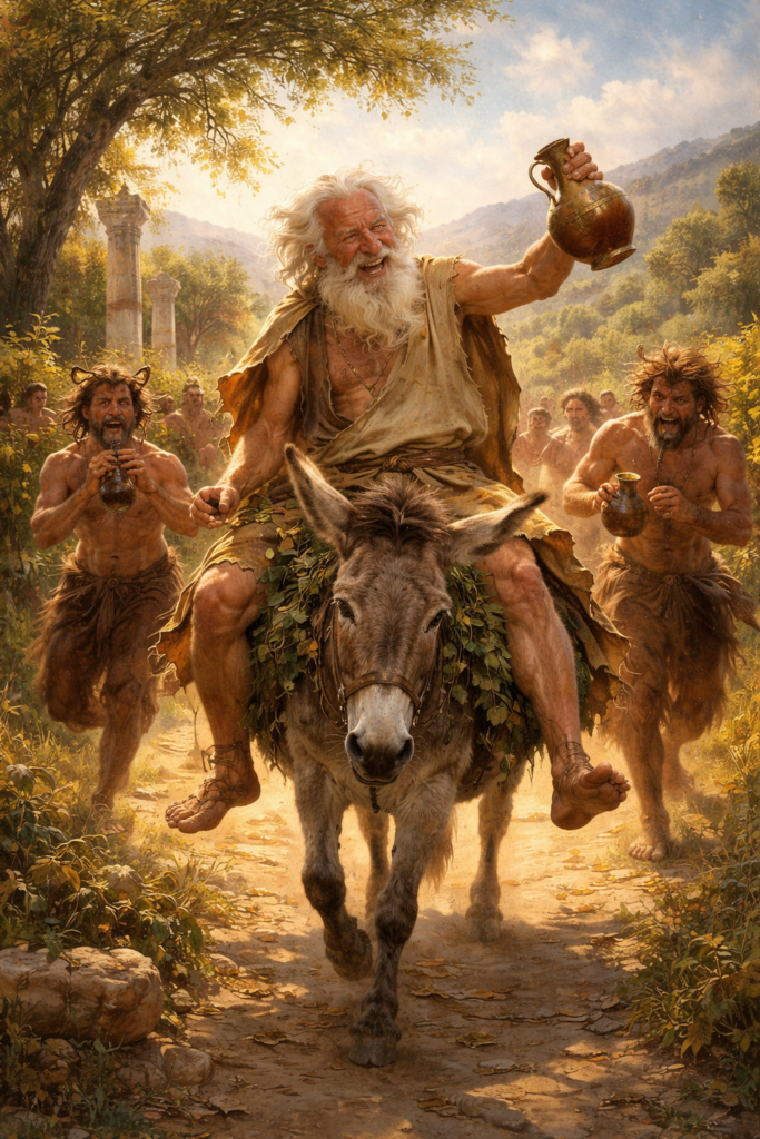 Silenus, companion of Dionysos in Greek mythology